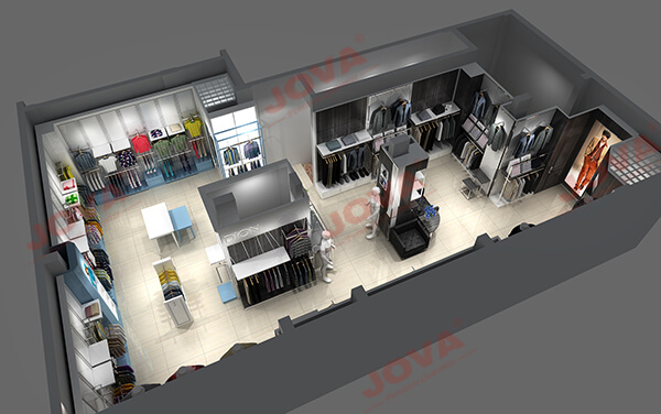 Dion clothing store design