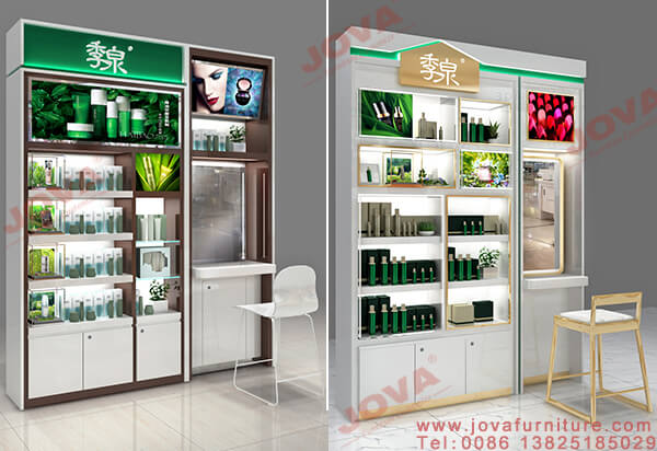 cosmetic showcase design