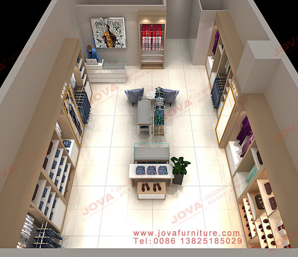 clothes shop interior design layout