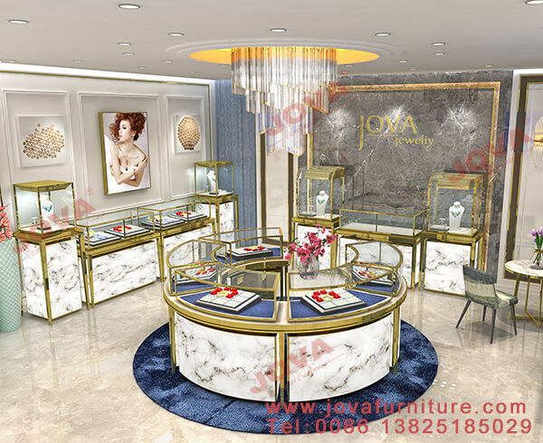 jewelry shop showcase designs