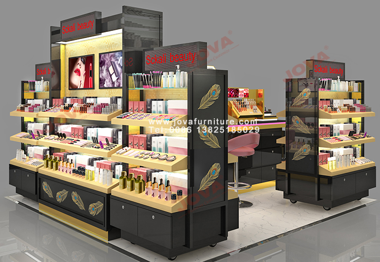 retail makeup booth