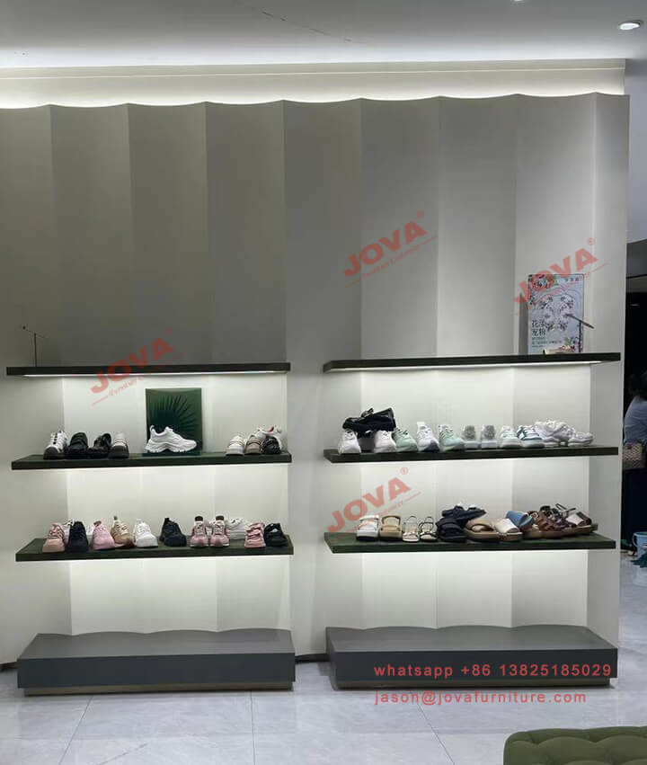 shoe wall display ideas