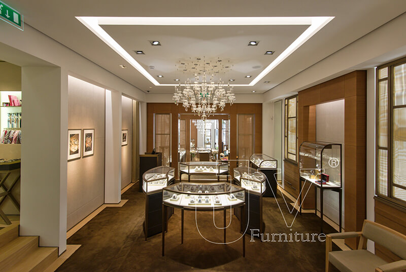 interior design of jewellery shop