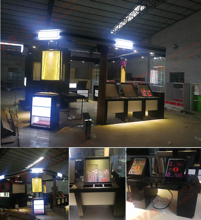 Makeup kiosk and furniture