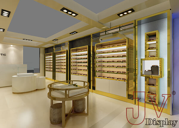 optical shop interior design plan