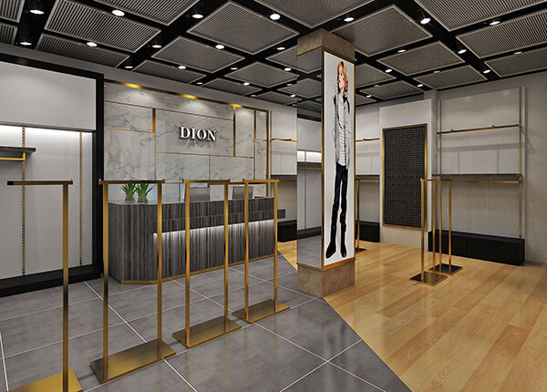 lady clothing store design uk