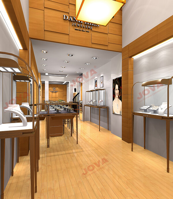 gold jewellery shop design