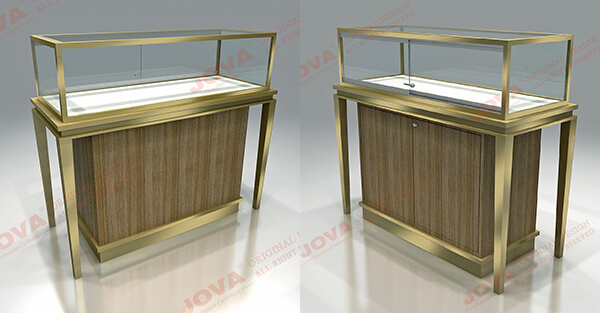luxury jewelry showcases