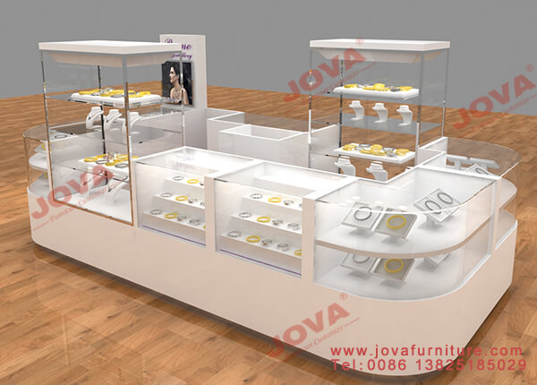 multilevel jewelry counters for kiosk