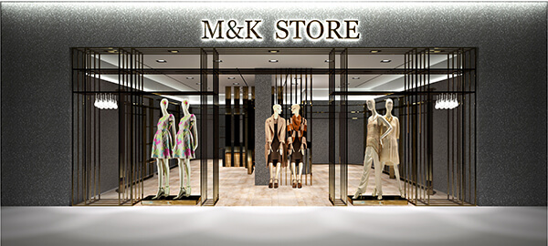 M&K clothing store equipment and displays