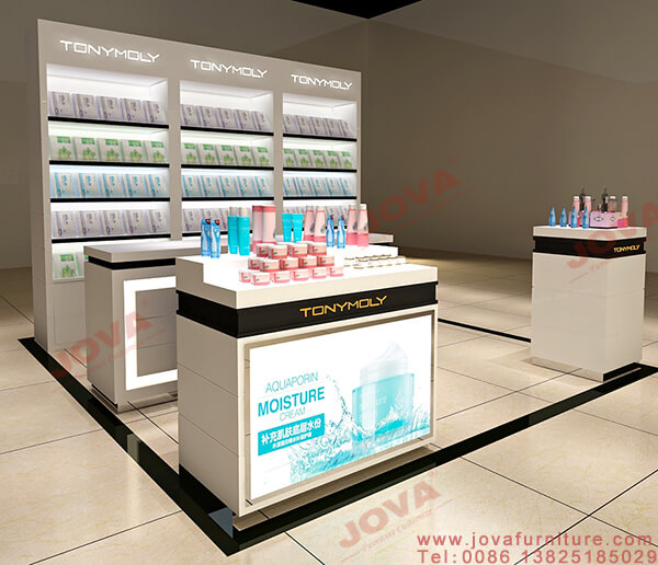 department store cosmetic display