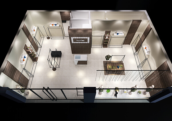 clothing store floor plan