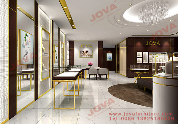 showcase for jewelry shop