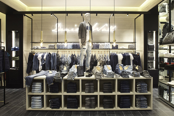 clothing shop display cabinets