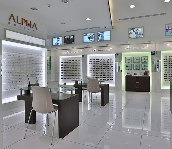 eyewear store interior design