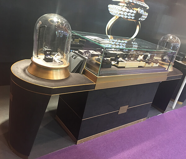 luxury jewelry showcase