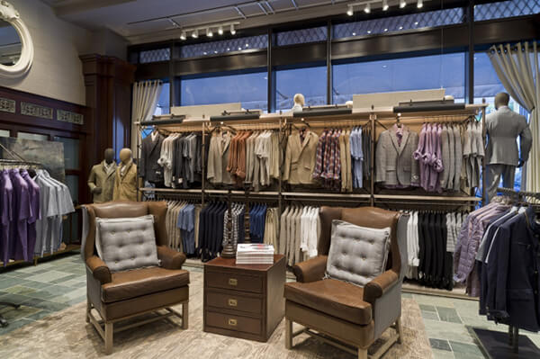 suit shop display