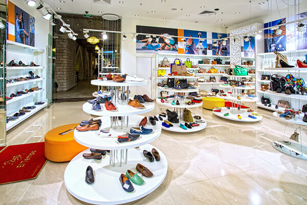 footwear showroom interior
