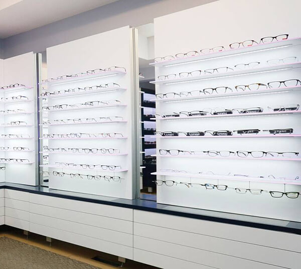 optical wall display