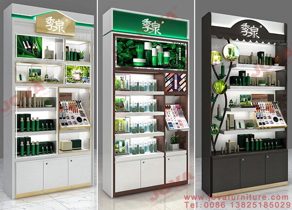 cosmetic display showcase