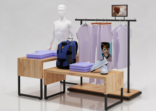 clothing display tables