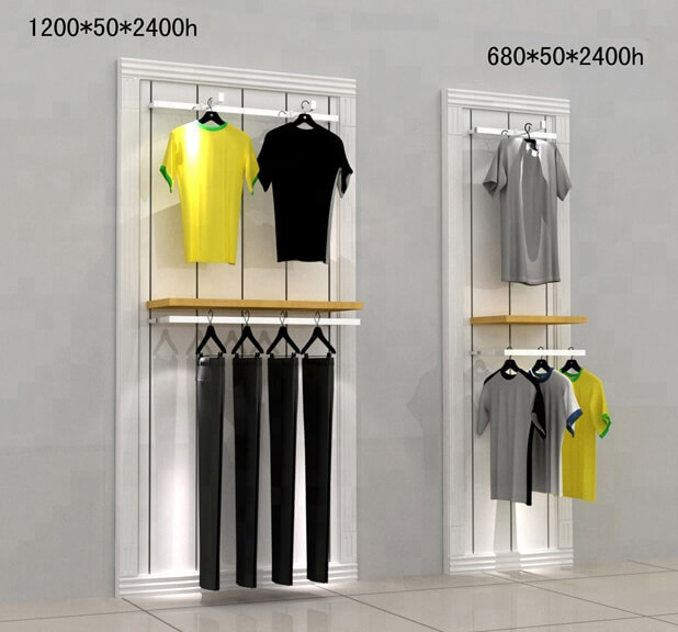 clothing stalwall display