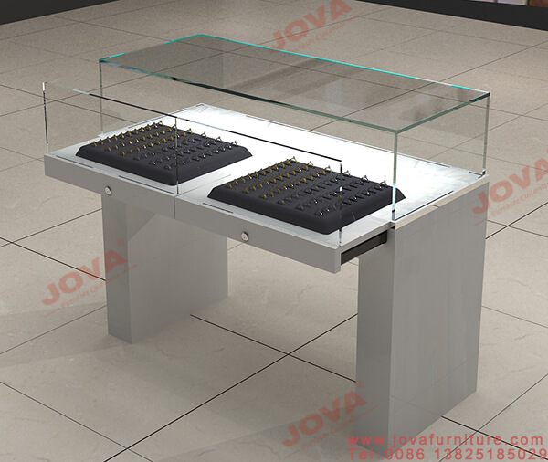 glass jewellery counter