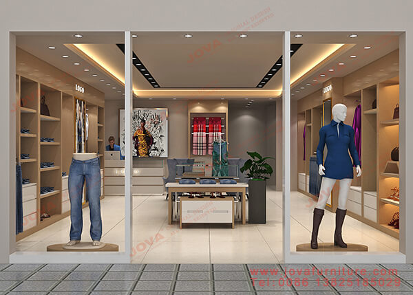 3d clothes shop design