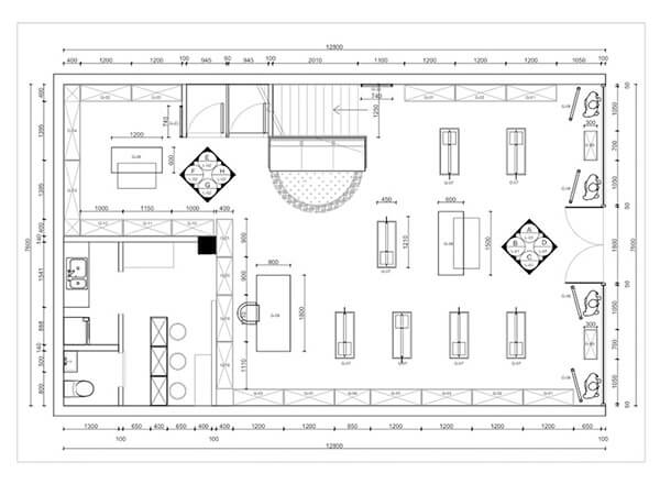 clothing store design layout