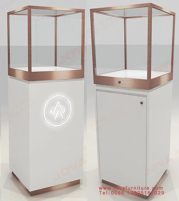 white jewelry pedestals