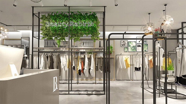 fashion clothing display racks