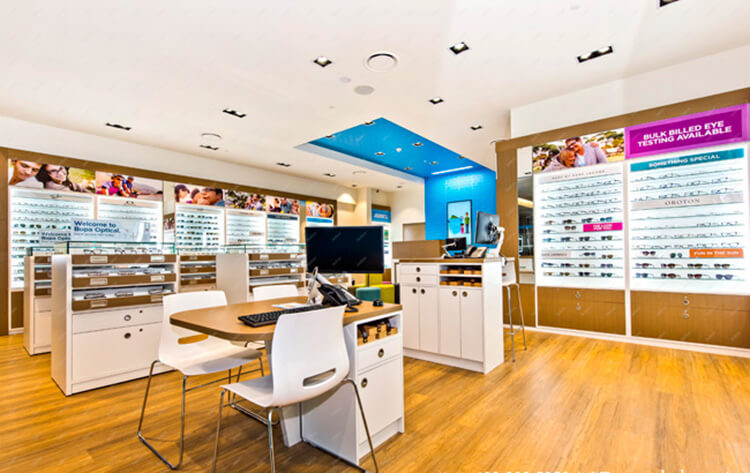 Optical store decoration Optical store decoration