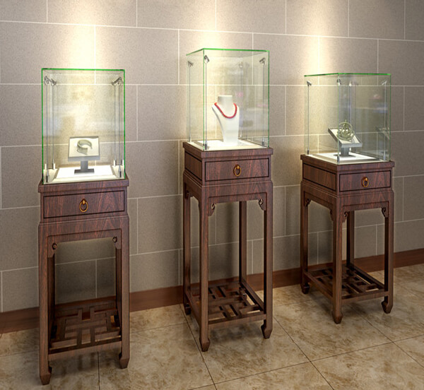 jewelry display case pedestal