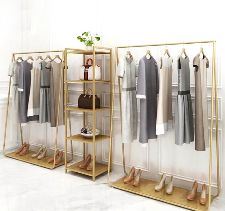 cloth shop rack design