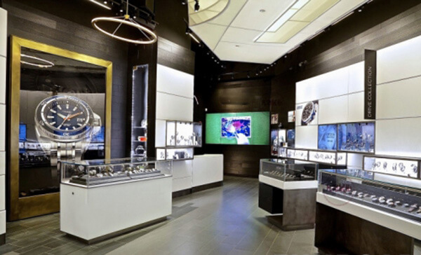 watch store display
