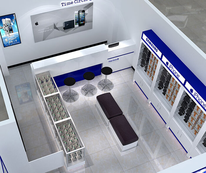electronic shop layout
