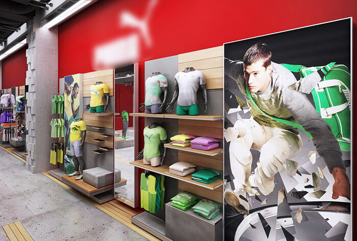 sports shop furniture