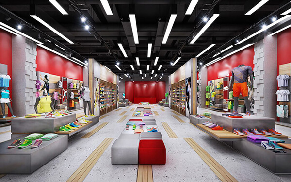 sports store design