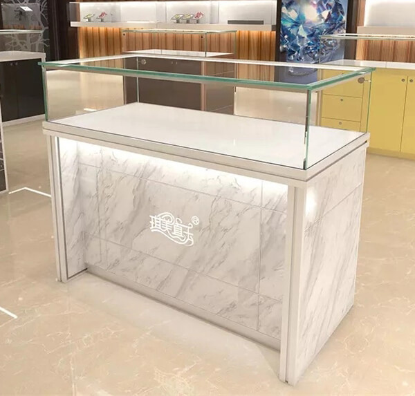 glass jewelry show case wholesale