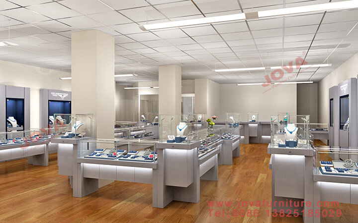 3D jewelry store interior design