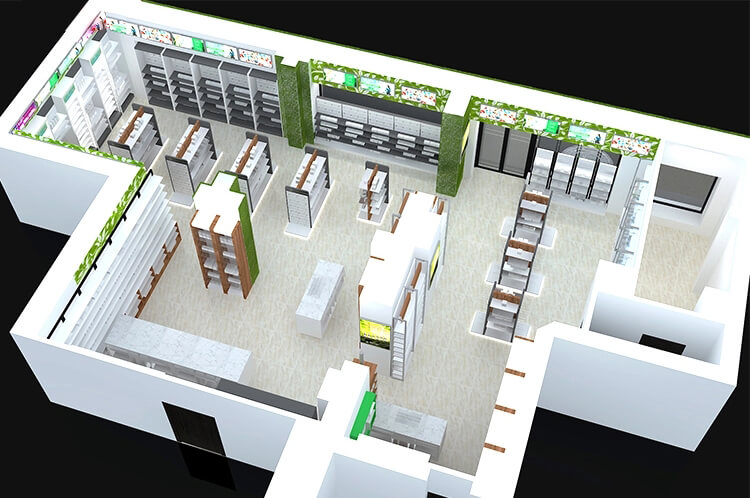 pharmacy design layout