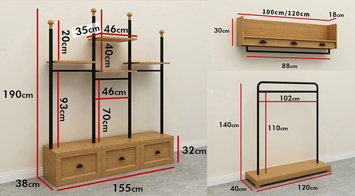 rack fitting for shop