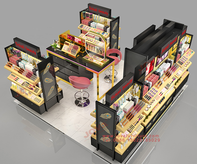 cosmetic retail booth