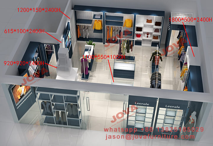 mens wear showroom interior design