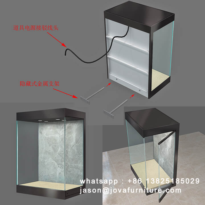 glass jewelry case