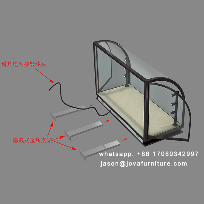 jewelry glass showcases