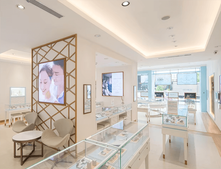 jewelry showroom interior design