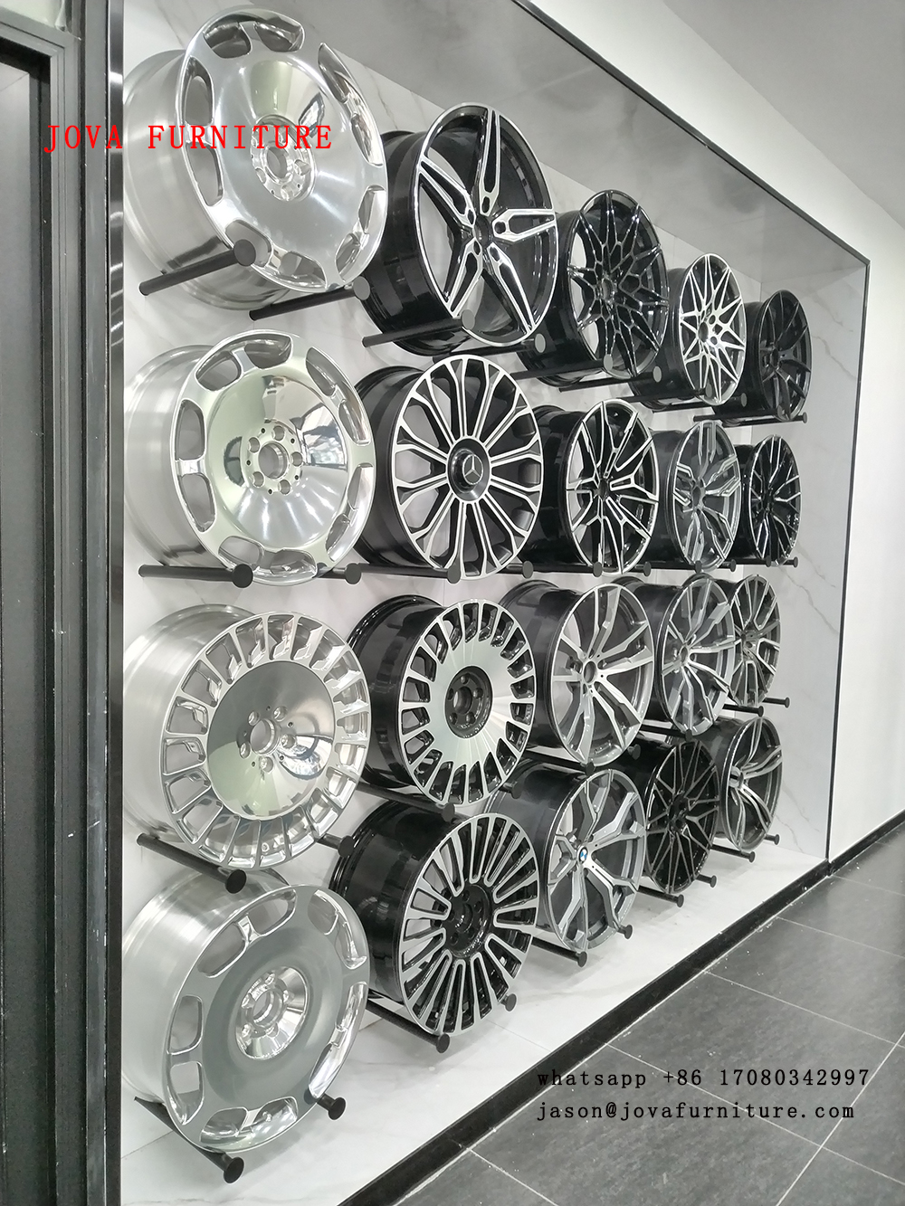wheels display racks