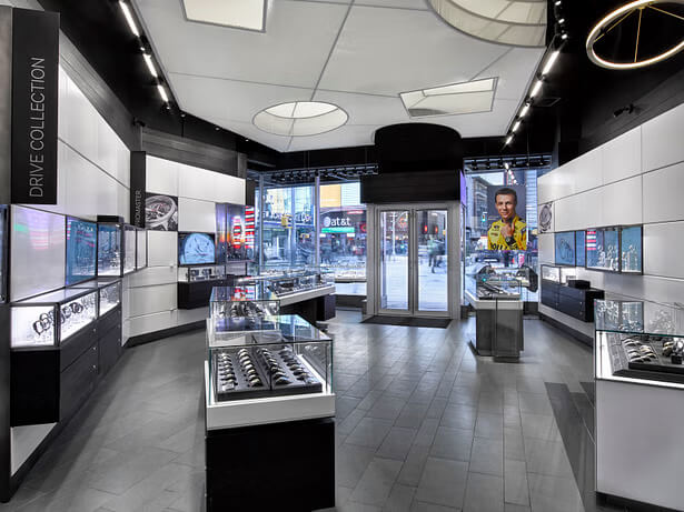 watch store interior design