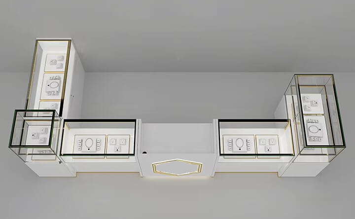 jewellery display cases for retail stores